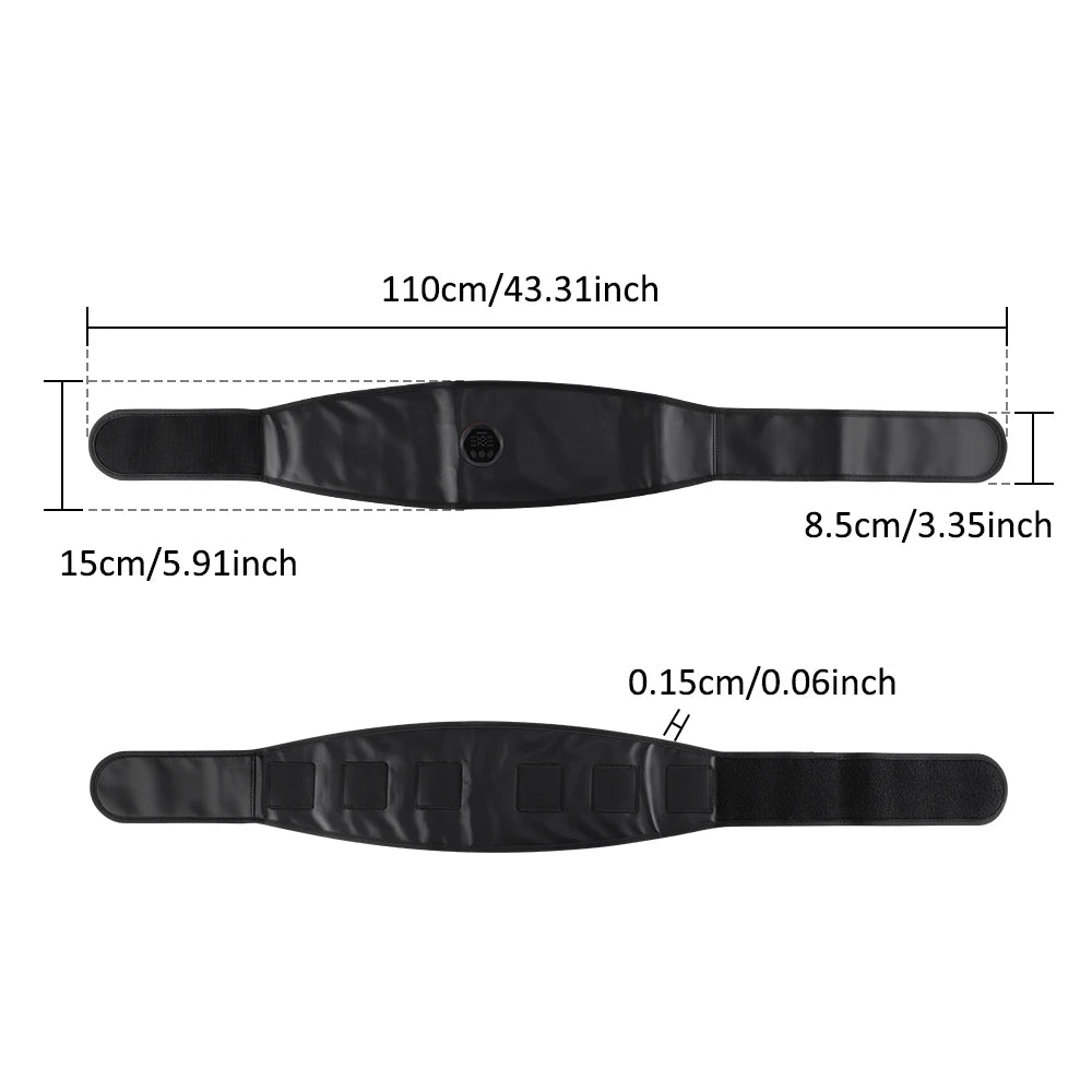 Cintura gonfiabile Protezione per decompressione lombare Back Brace riscaldato Vibrazione Massaggio Cintura Airbag Supporto Correzione della postura