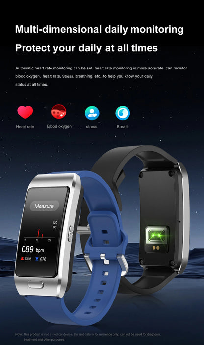 LIGE TWS 2 In 1 Uomini Donne Smart Watch ECG GPS Impermeabile Frequenza cardiaca Ossigeno Bluetooth Auricolare Fare Telefonate 2025 Nuovo