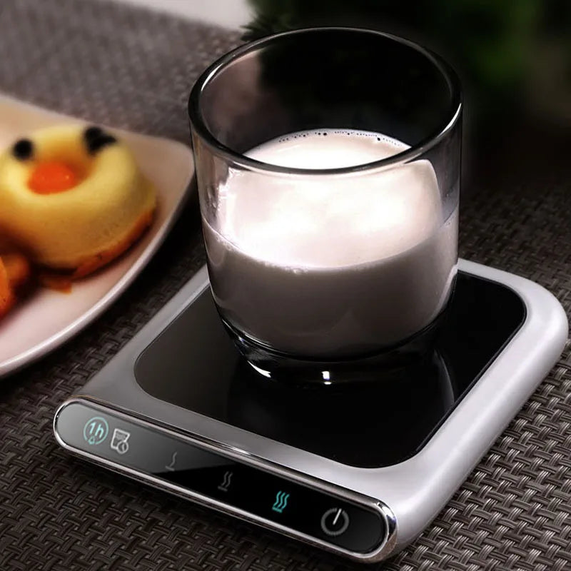 RISCALDA TAZZE E BICCHIERI Riscaldamento Coaster 3 ingranaggi 100 o C latte tè scaldabagni tazza di acqua per l'ufficio a casa scrivania riscaldamento pad