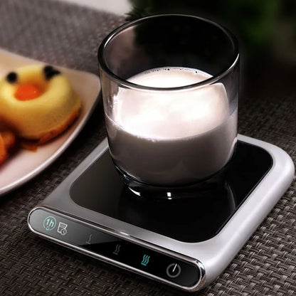 RISCALDA TAZZE E BICCHIERI Riscaldamento Coaster 3 ingranaggi 100 o C latte tè scaldabagni tazza di acqua per l'ufficio a casa scrivania riscaldamento pad