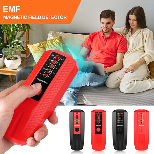 Rilevatore di CAMPI MAGNETICI palmare portatile del misuratore di Gauss per la ricerca anomala dell'onda EMF che prova per gli strumenti elettrici