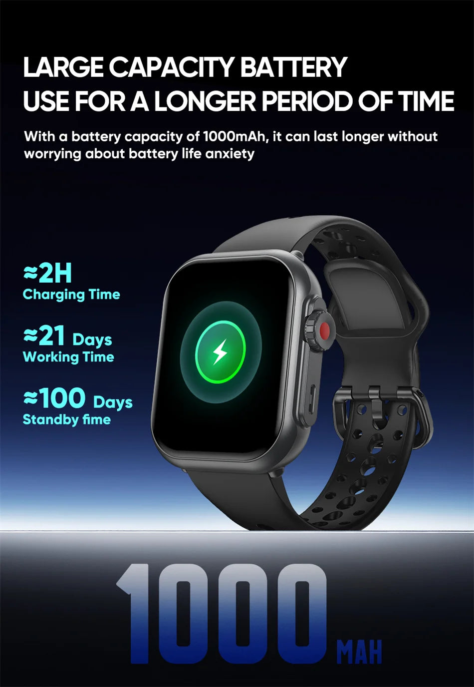 2025 Nuovo per Huawei Xiaomi Smart Watch Uomini Donne 1.85 pollici HD AMOLED Full Touch Screen IP68 Impermeabile Bluetooth Chiamata SmartWatch.