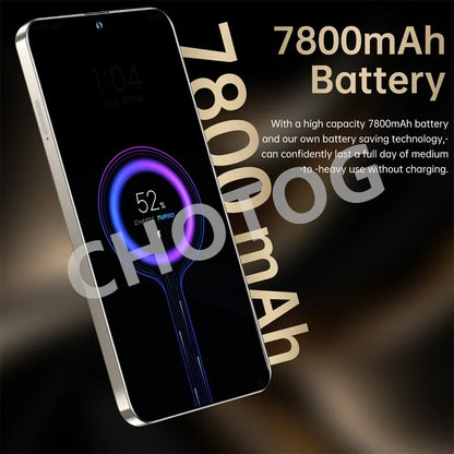 S+ 25 Versione ultra globale originale 7.3HD telefoni cellulari 4G 5G dual sim card cellulare android 14 smartphone 7800mAh cellulare