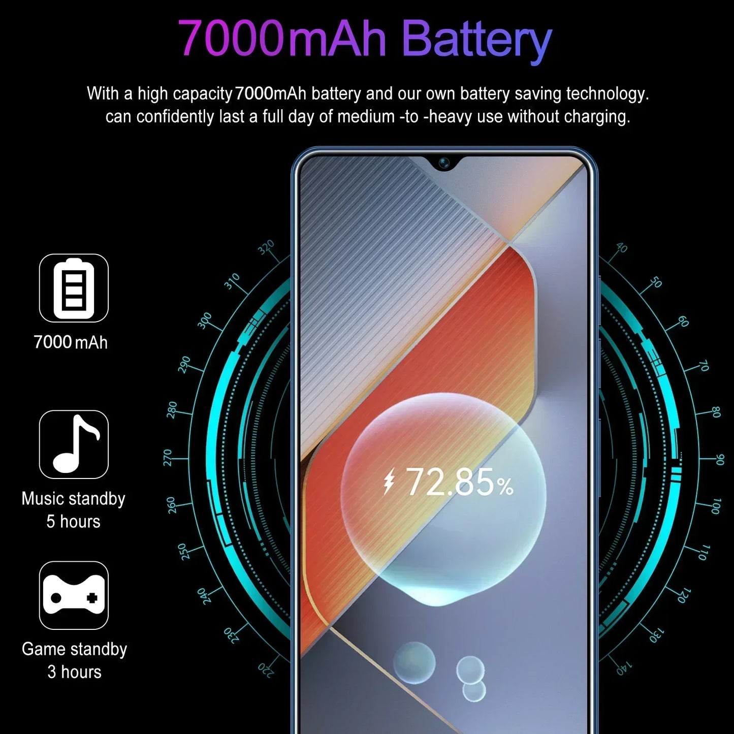 NUOVO smartphone Pova 9S Pro 2025 5G 7,3 pollici HD 22G+2TB Telefono cellulare Dual SIM Telefoni cellulari 50+108MP 7000mAh Android 14 sbloccato NFC