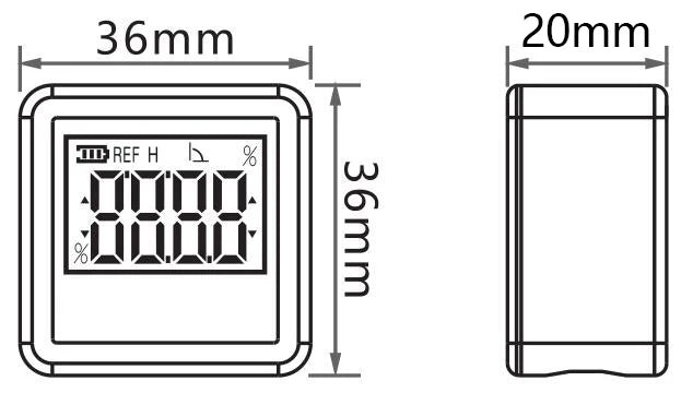 SHAHE Piccolo livello digitale ricaricabile Protrattore Inclinometro Digital Angle Finder Strumenti di misurazione dell'angolo