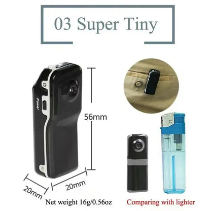 Xiaomi MIJIA HD Mini DV Telecamera sportiva Corpo videocamera Supporto Videoregistratore portatile Telecamera di sicurezza per tata Piccola auto sportiva DVR Webcam