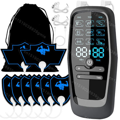 EMS Eletric Stimolazione muscolare USB Fisioterapia Decine di unità Pulse Impulse Mini massaggiatore per il corpo intero Macchina dimagrante