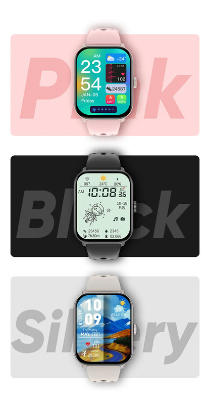 New Series 5 Watch5 Uomini Smart Watch Pressione sanguigna Ossigeno del sangue Frequenza cardiaca AI Voce Bluetooth Chiamata Donne SmartWatch per Xiaomi