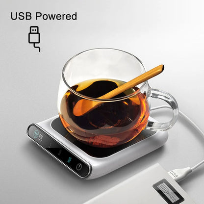 RISCALDA TAZZE E BICCHIERI Riscaldamento Coaster 3 ingranaggi 100 o C latte tè scaldabagni tazza di acqua per l'ufficio a casa scrivania riscaldamento pad