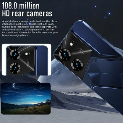 Cellulari Pova 5 Pro Originale 5G Smartphone 7.3HD Dual Sim Smart Mobile Phones 6800mAh Android 13 GPS Versione globale Telefono cellulare