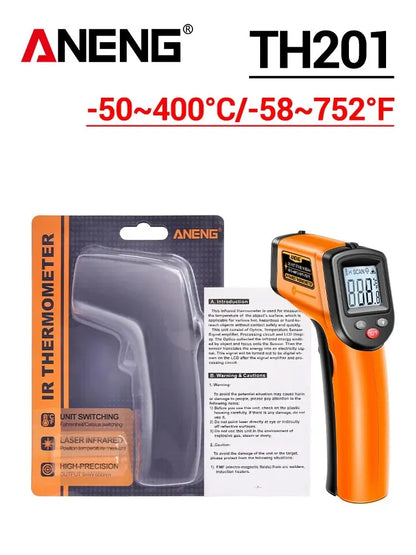 ANENG TH201 Celsius Display digitale termometro a infrarossi altamente sensibile senza contatto temperatura misurazione pistola igrometro