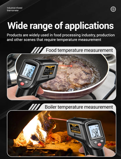 ANENG TH201 Celsius Display digitale termometro a infrarossi altamente sensibile senza contatto temperatura misurazione pistola igrometro