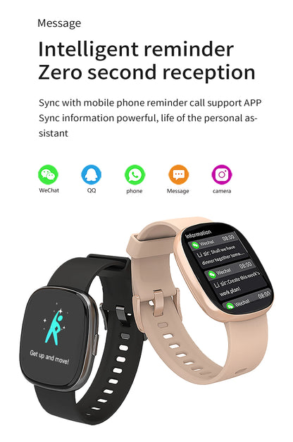 Per Xiaomi Android Smart Watch Uomini Donne Regalo Full Touch Screen Sport Fitness Orologi Bluetooth Chiamata Digitale Smartwatch 2025 Nuovo