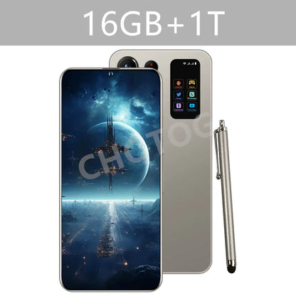 S+ 25 Versione ultra globale originale 7.3HD telefoni cellulari 4G 5G dual sim card cellulare android 14 smartphone 7800mAh cellulare