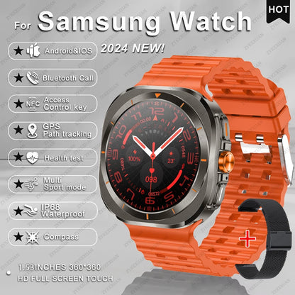Novità 2025 per Samsung Galaxy Watch 7 Ultra GPS NFC Smart Watch da uomo 1,43" AMOLED con display sempre IP68 BT Call Sports Smartwatch